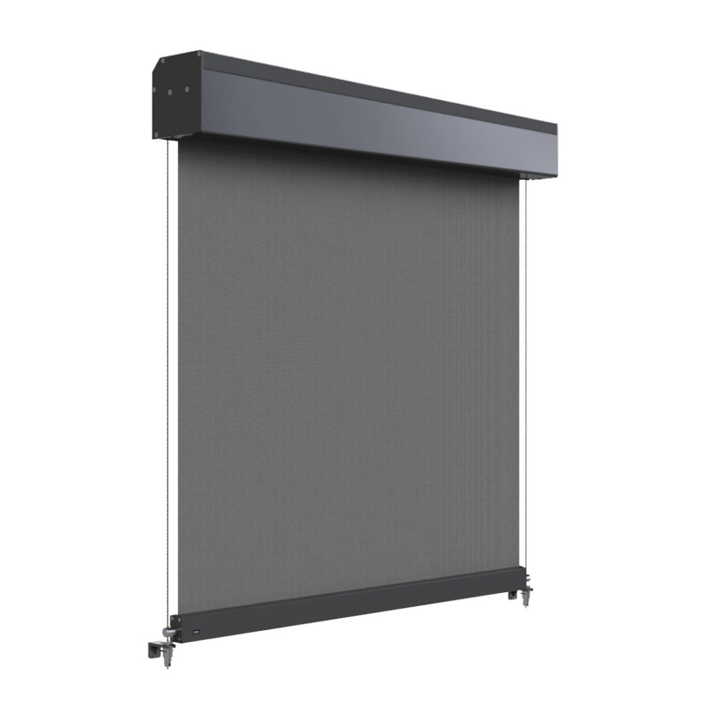nerli gruppen external screener 110 roller shutter with a cable guide